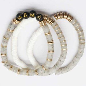 Mama Bracelet Stack - Stretch Bracelets NWT